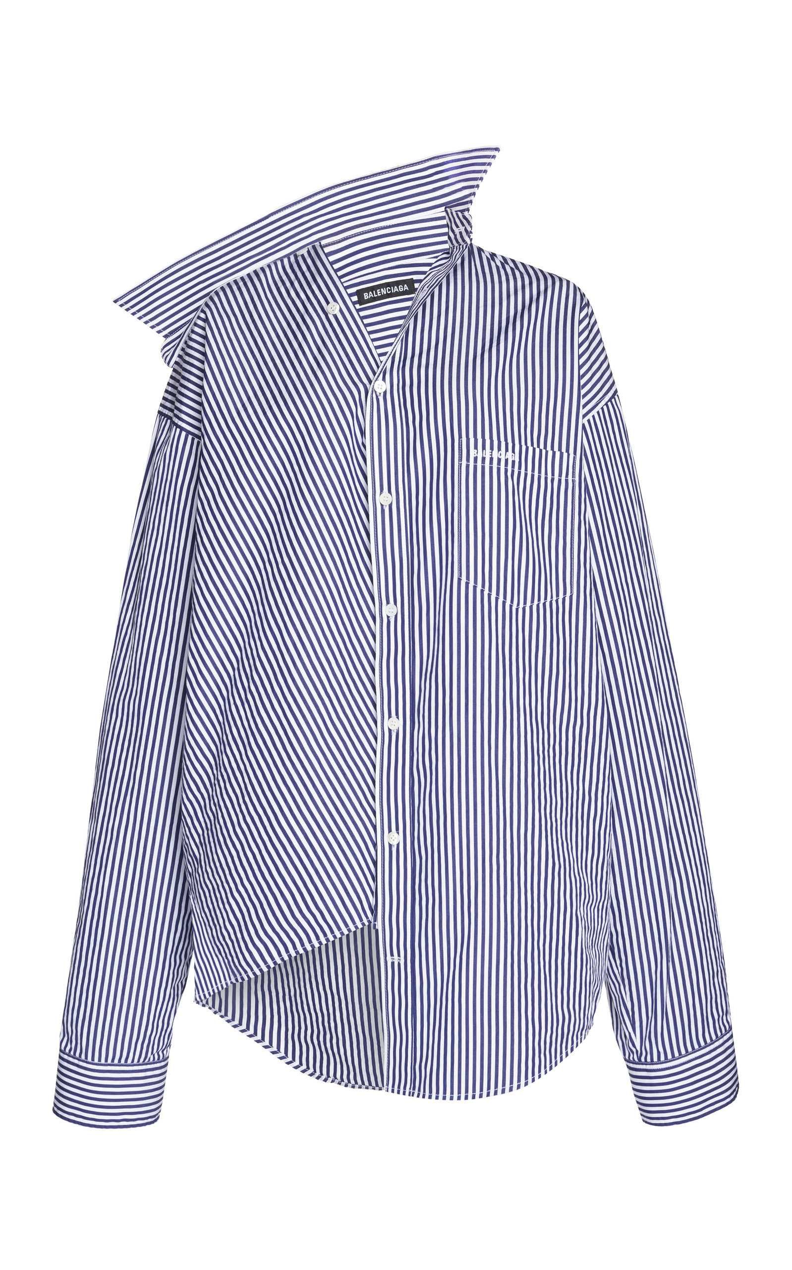 Twisted Striped Cotton Poplin Shirt | Moda Operandi (Global)