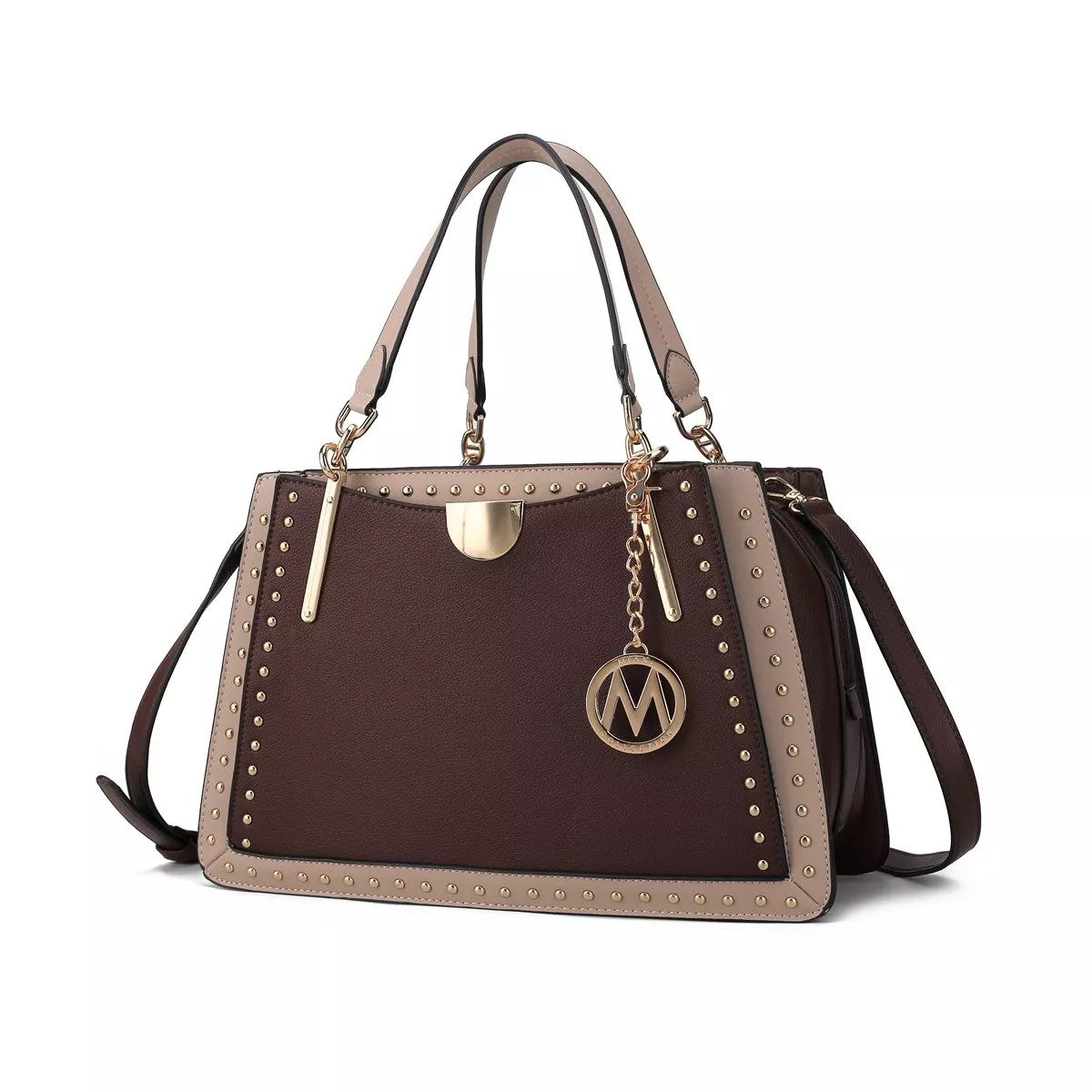 MKF Collection Aubrey Color Block Women's Satchel Bag by Mia K | Target