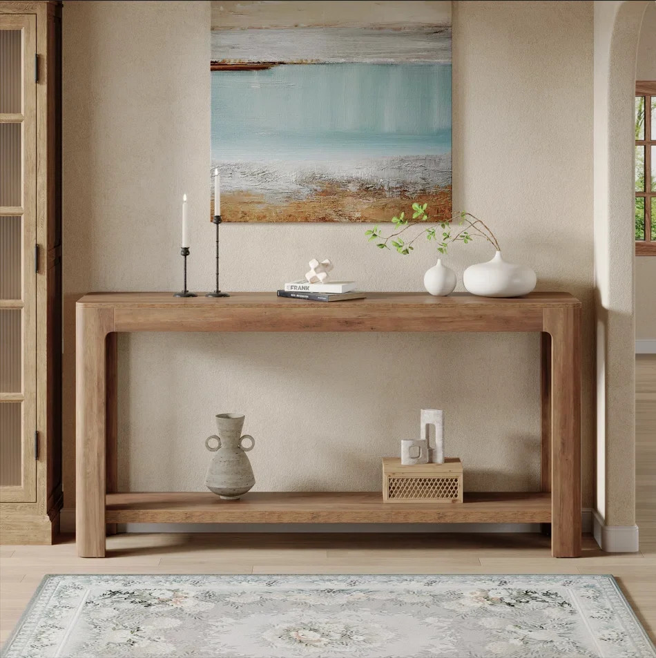 Millwood Pines 2-Tier Entryway Console Table, Narrow Long Sofa Table with Storage & Reviews | Way... | Wayfair North America