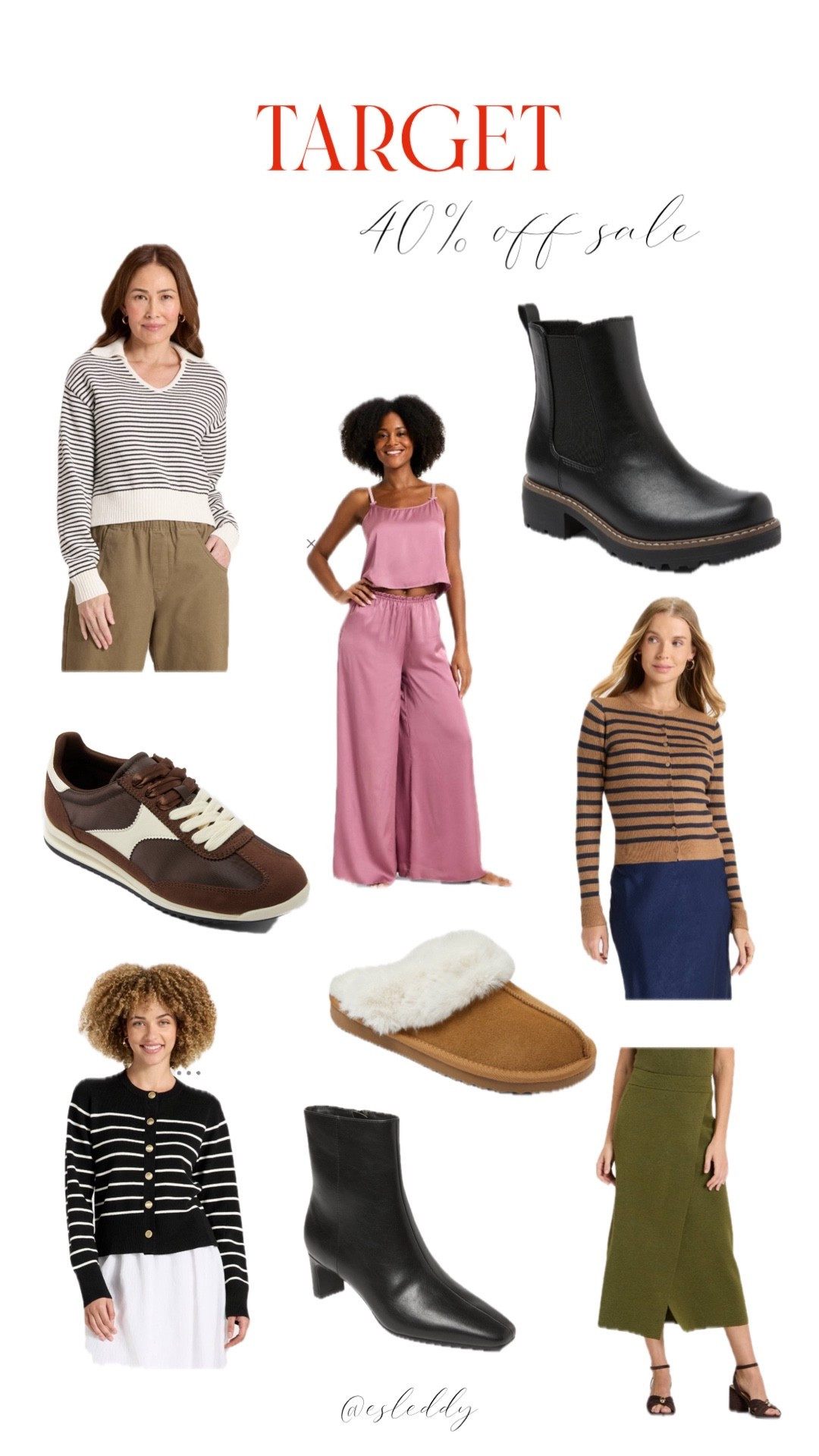 Target has 40% clothes and shoes until Thursday! 

#LTKGiftGuide #LTKSaleAlert #LTKFindsUnder50
