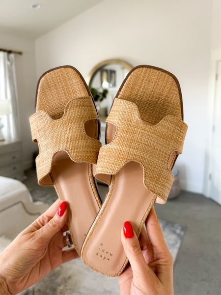 These slide sandals are only $20 and the similar designer version is $760!! I love how neutral they are: you can pair them with everything from shorts to dresses to create a variety of fun warm-weather ensembles.

These sandals run 1/2 size large so order 1/2 size down. I’m wearing a 10 which is my normal size but I wish I had a 9.5!

You do NOT need to spend a lot of money to look and feel INCREDIBLE!

I’m here to help the budget conscious get the luxury lifestyle.

Target fashion / Affordable / Budget / Women's Casual Outfit / Classic Style / Elevated Style / Workwear / Easter / Spring / Beach / Travel

#LTKshoecrush #LTKfindsunder50 #LTKtravel