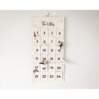 Personalised Christmas Advent Calendar | Countdown With Name Family Reusable | Etsy (US)