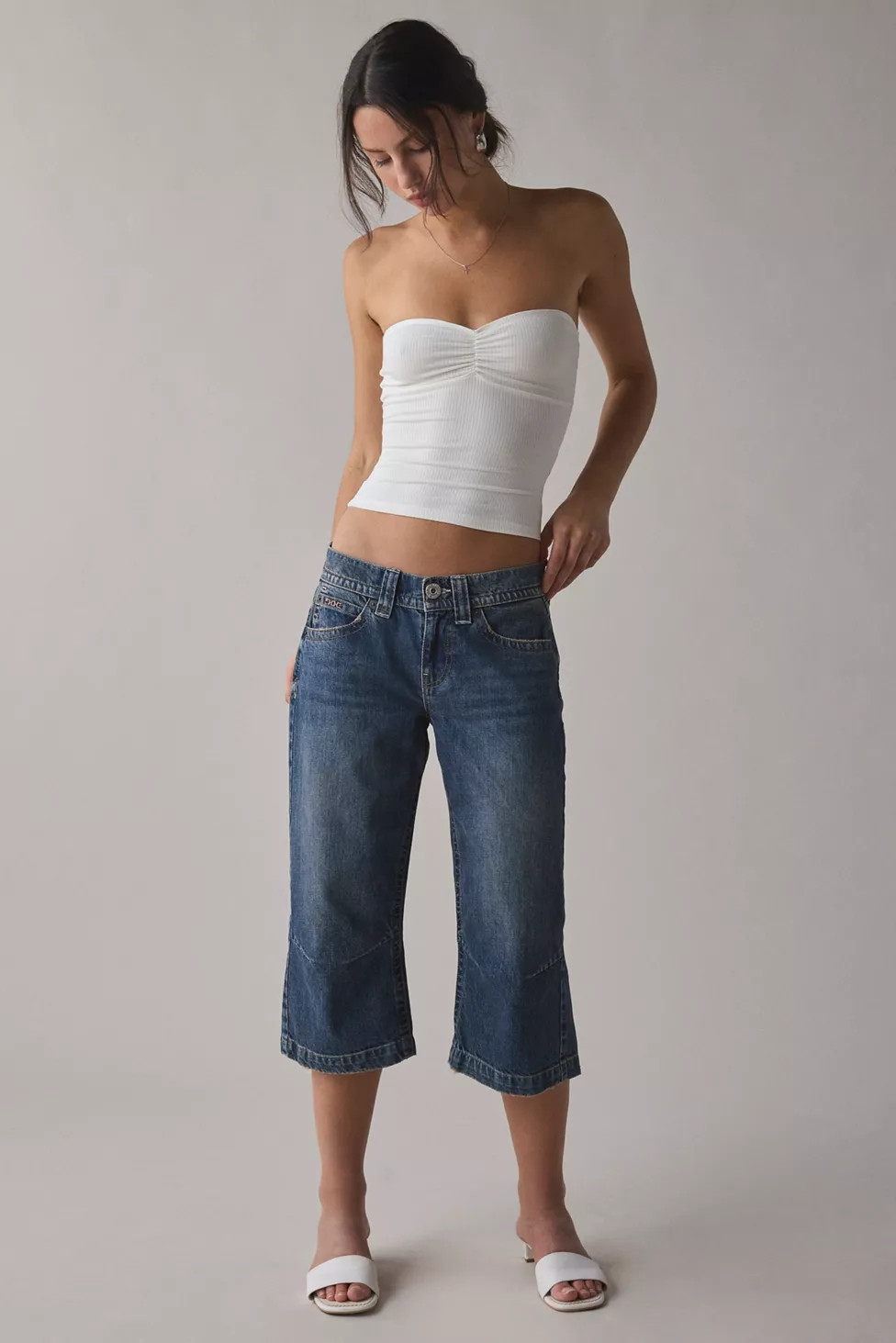 BDG Kayla Low-Rise Capri Jean | Urban Outfitters (US and RoW)