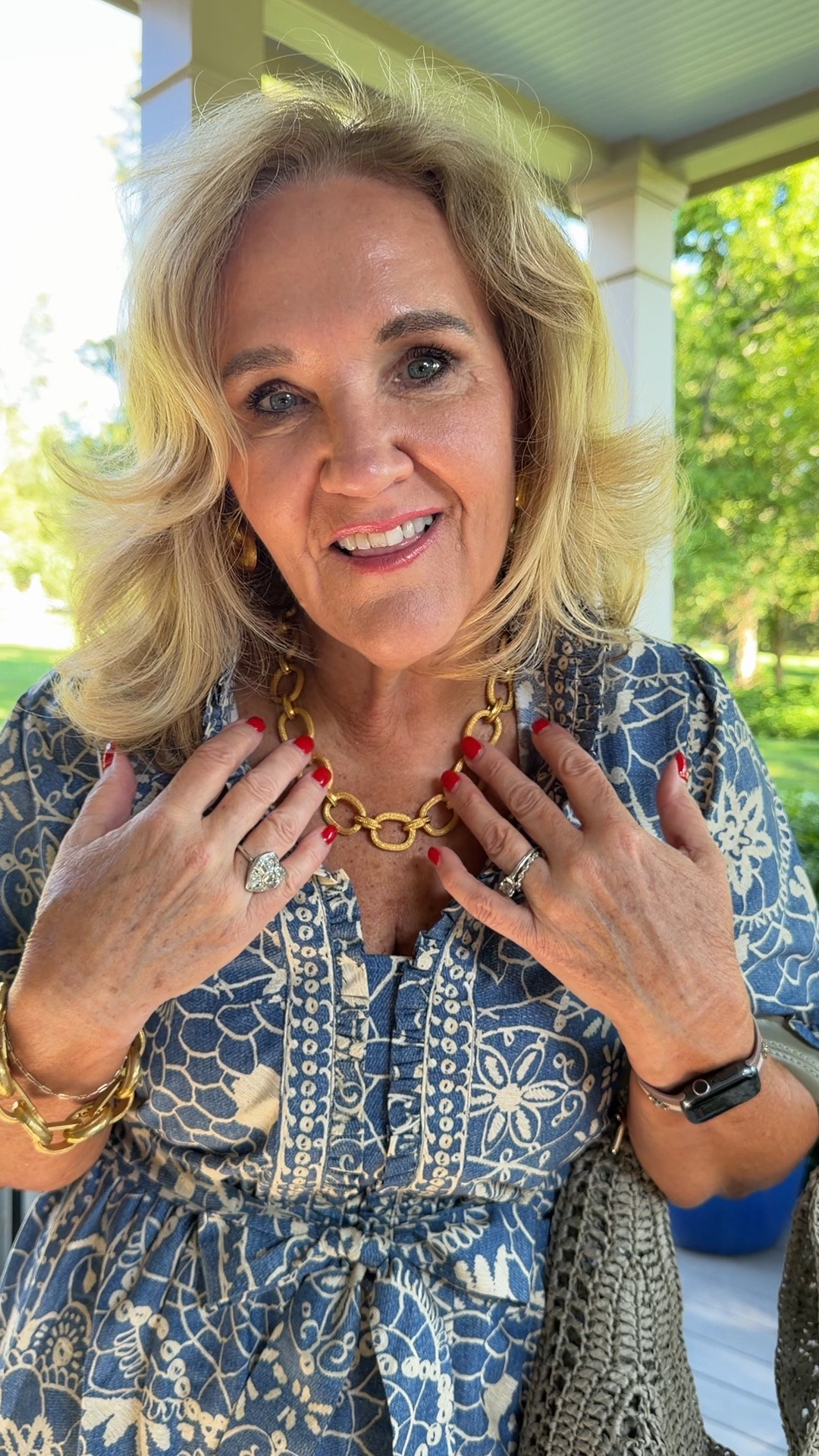 Julie Vos sample sale item of the day! I love this link necklace. It’s a presence and has a pretty texture to the signature Julie Vos metal. 

Dress I’m wearing an 8

#LTKOver40 #LTKSaleAlert #LTKWedding