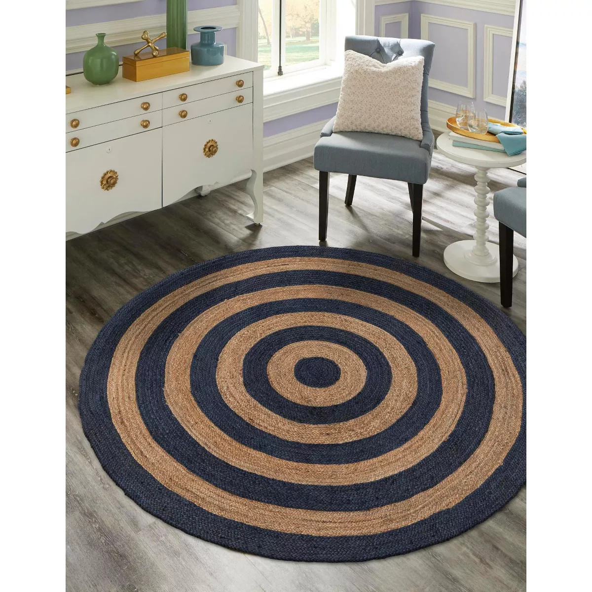 Unique Loom  Shefali Braided Jute  Area Rug | Target