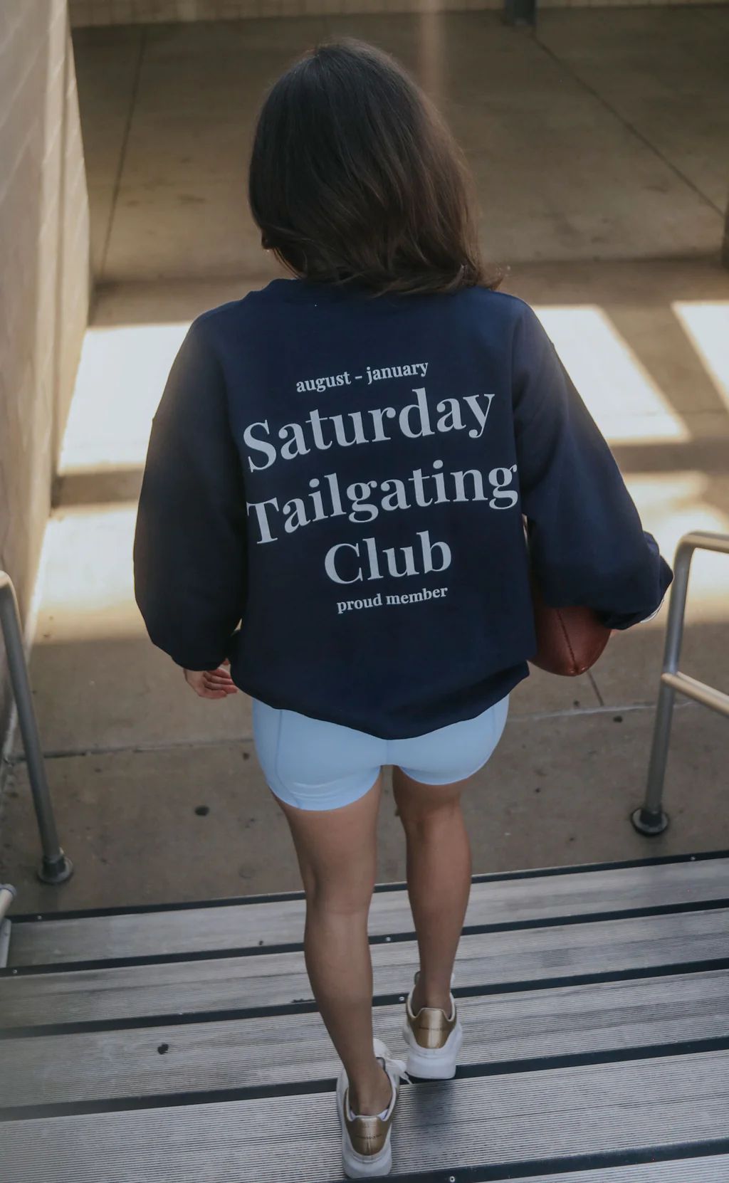 charlie southern: saturday tailgating club sweatshirt - navy | RIFFRAFF