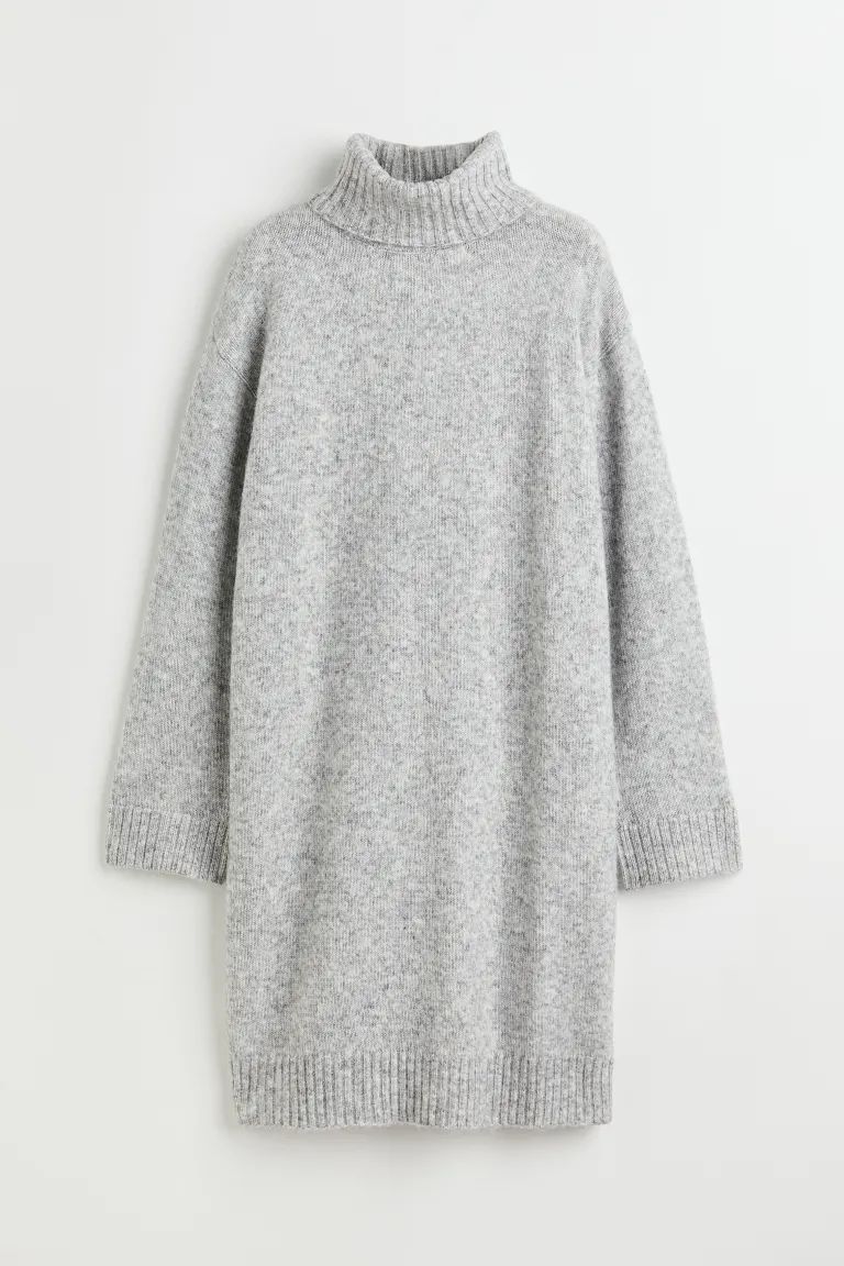 Knitted polo-neck dress | H&M (UK, MY, IN, SG, PH, TW, HK)