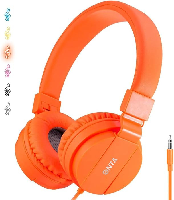 ONTA Kids Headphones for Boys Girls - Child Student Headset Wired plug Toddler Earphones School T... | Amazon (US)