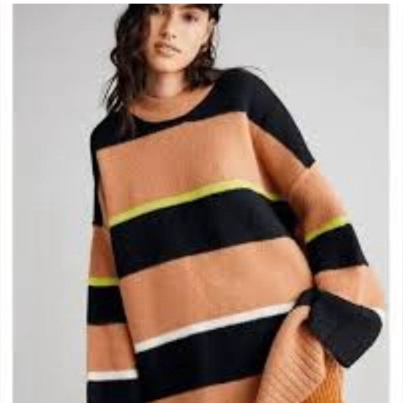 Free people striped sweater | Poshmark