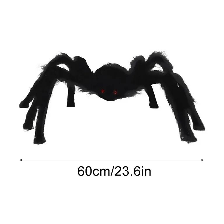 RKSTN Halloween Giant Spider Halloween Decorations 23 inch 60cm Large Hairy Fake Spider Props, Sc... | Walmart (US)