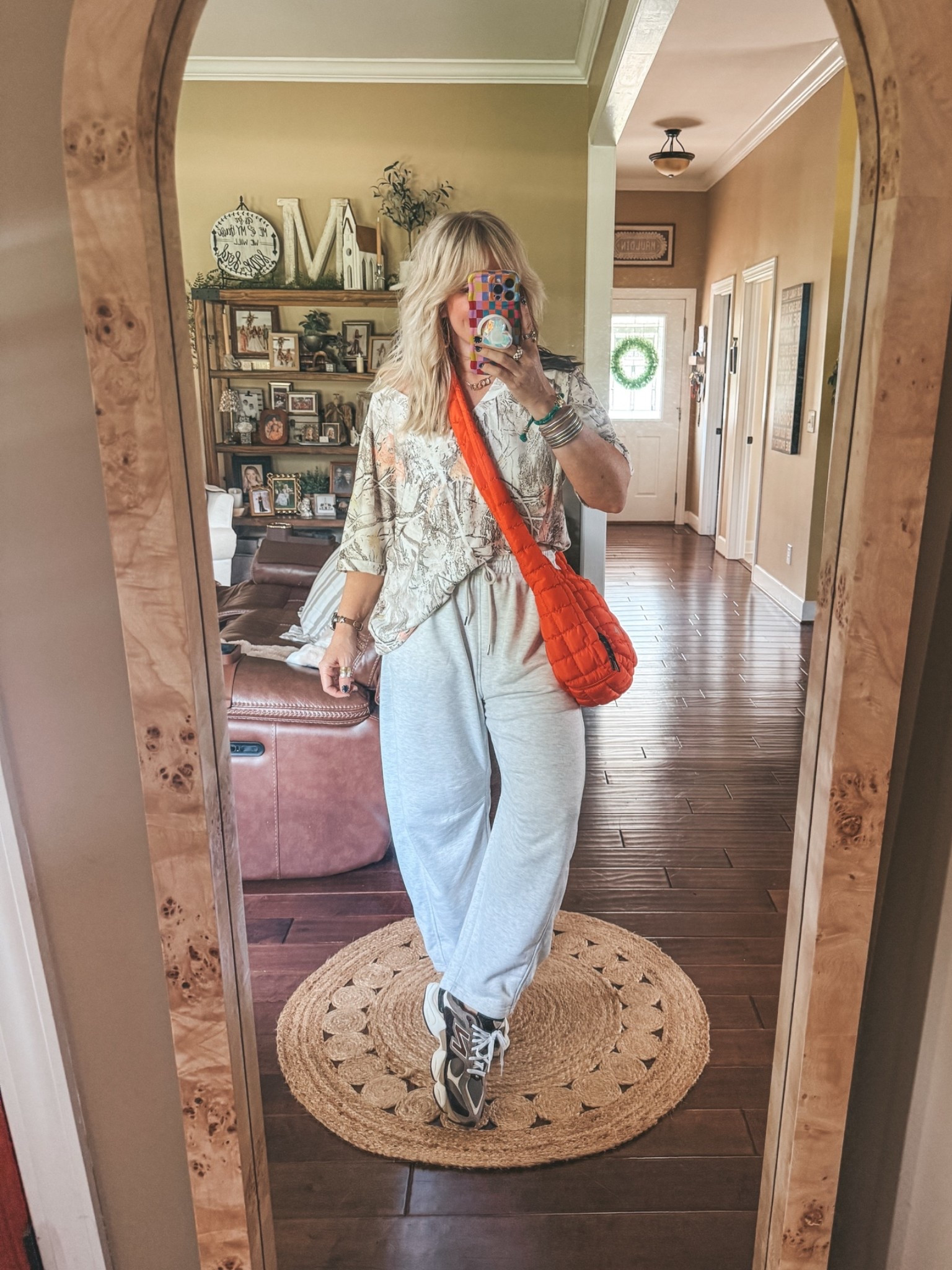 This camo tee is so cute! I also linked the crewneck one too! These are the comfiest barrel sweats and not thick either so perfect for now and into fall! I’m a medium in everything. My sneaks are true to size. 
✨Save with code MANDIE @shopbeljoy

#LTKOver40 #LTKootd #LTKgrwm
