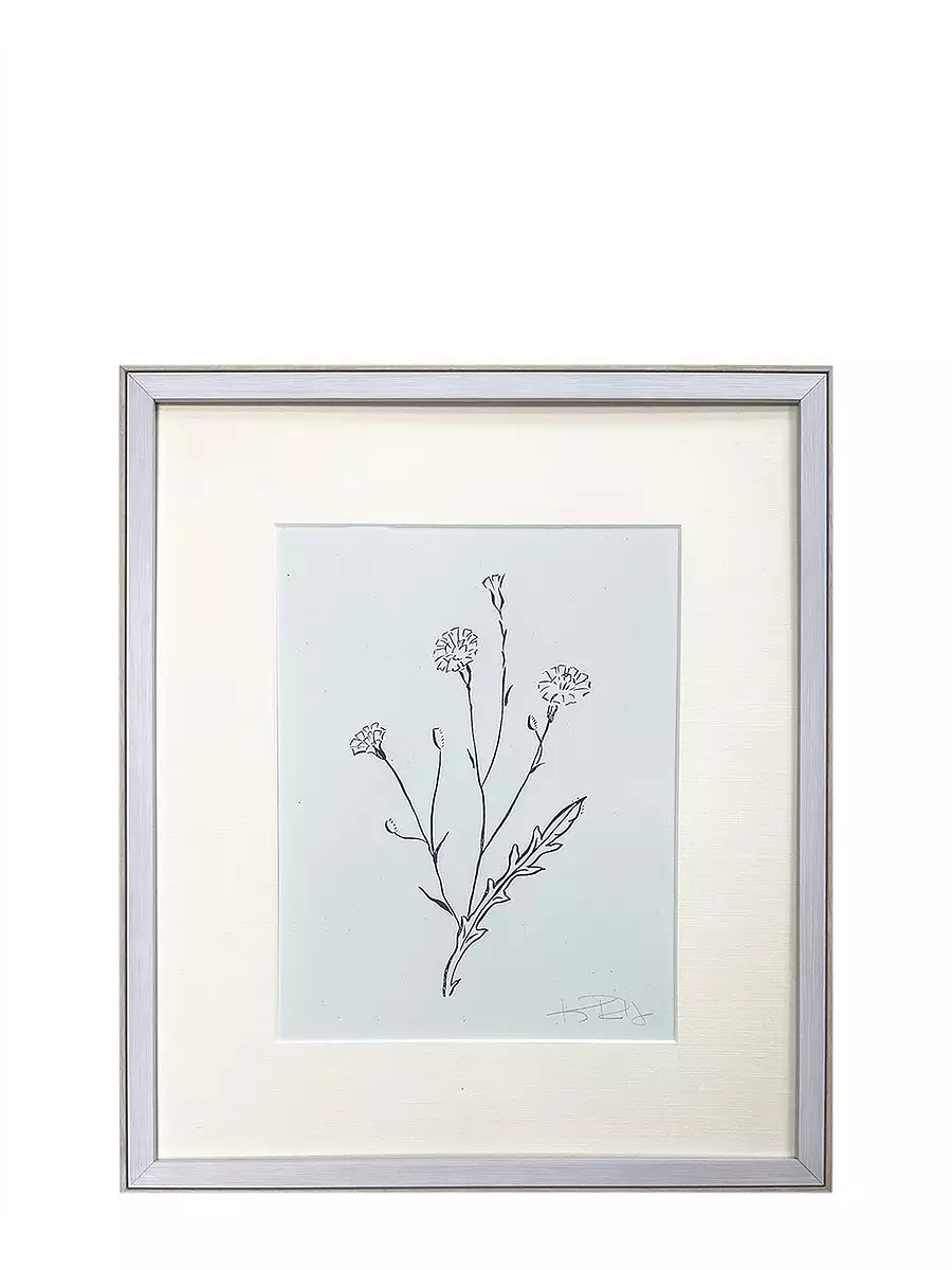 "Botanicals in Blue No. 4" by Kayce Hughes | Serena and Lily