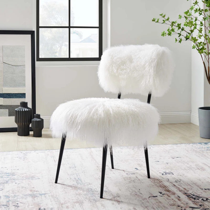 Modway Skylar Sheepskin Chair | Wayfair | Wayfair North America