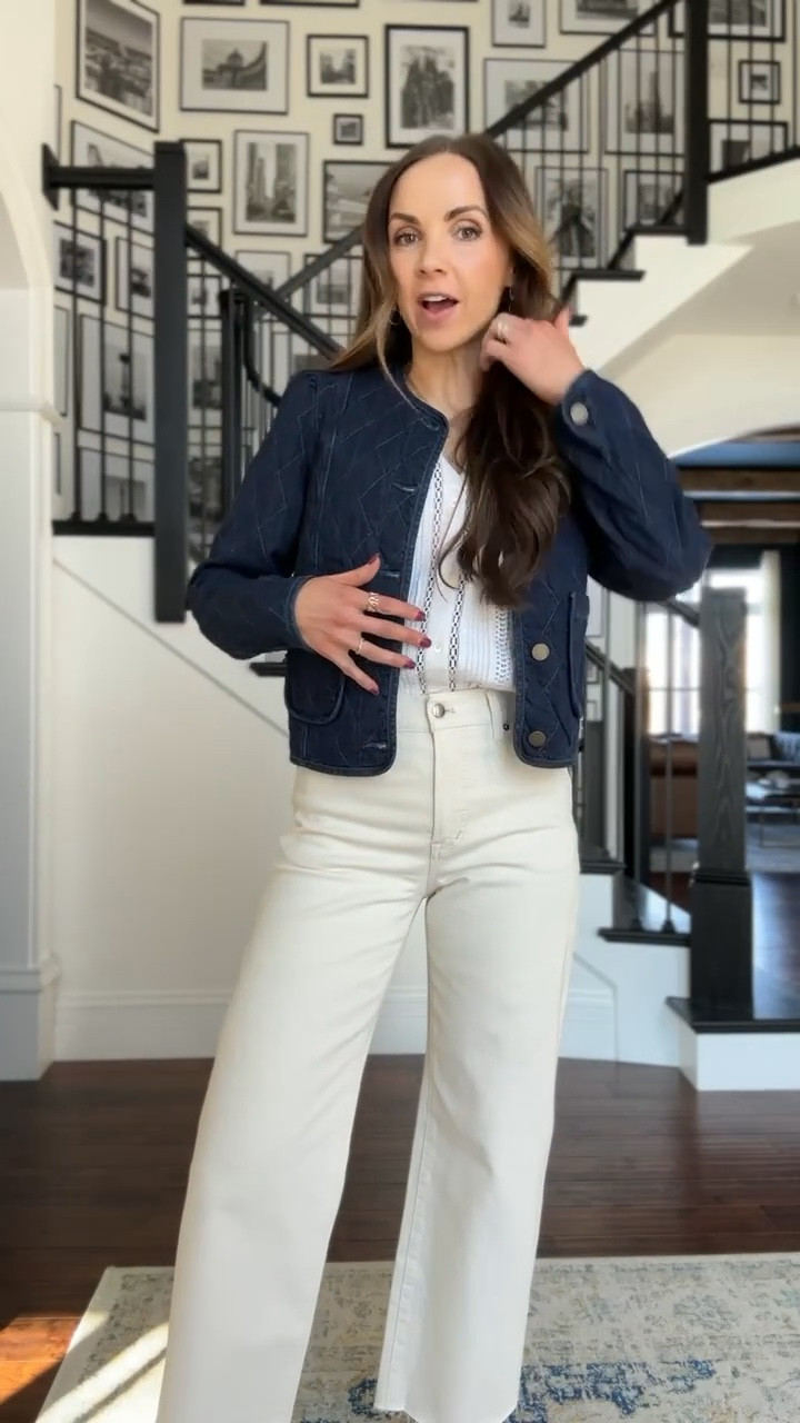 Loving this @Anthropologie quilted denim jacket! Such a good layering piece

#LTKootd #LTKgrwm