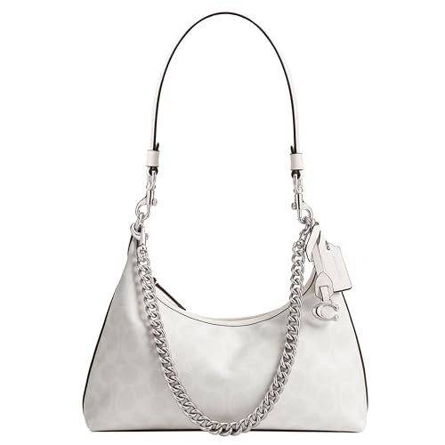 Coach Juliet Shoulder Bag 25 in Signature Canvas, LH/White Chalk | Amazon (US)