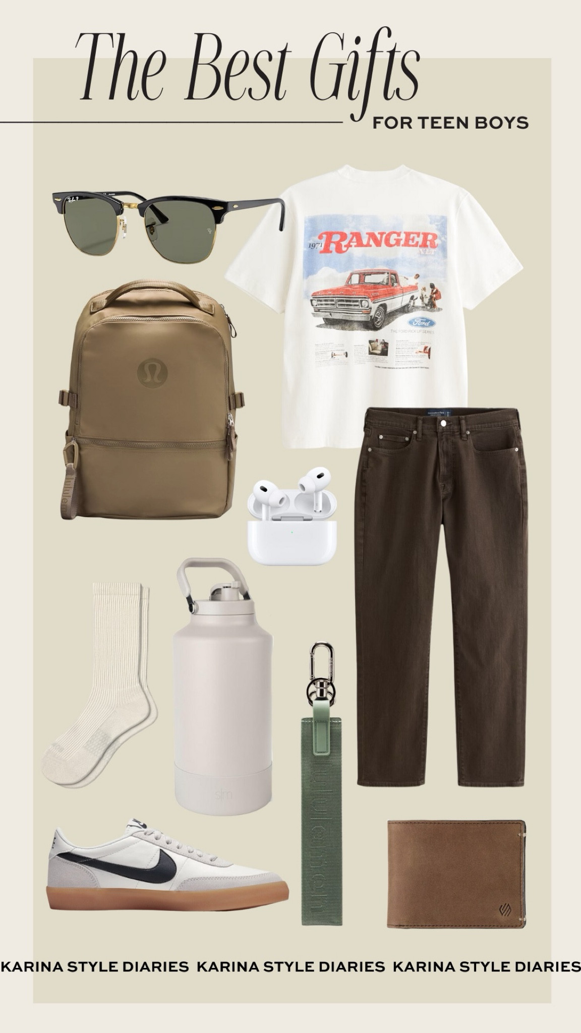 Gifts for Teen Boys 🎁 Why is it that shopping for teens is such a challenge? (Especially boys!) I’ve taken on the task of sourcing some fresh ideas that are both useful and fun. You can never go wrong with a new pair of AirPods, some cool sunnies, or a basic tee. Another idea I love is to gift a wallet that’s filled with gift cards to their favorite restaurants and stores! 

#LTKSeasonal #LTKHoliday #LTKGiftGuide