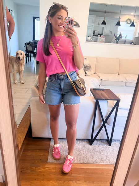 Summer casual outfit!

Dad shorts-25 curve love
Adidas samba- kids 5= woman 7

Summer style
Casual outfit
Casual style
Casual looks
Easy look

#LTKFindsUnder50 #LTKSaleAlert #LTKStyleTip