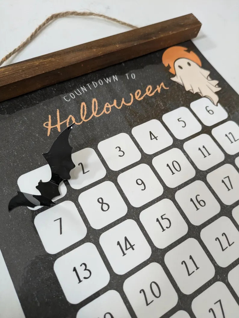 Halloween Calendar Countdown - Etsy | Etsy (US)