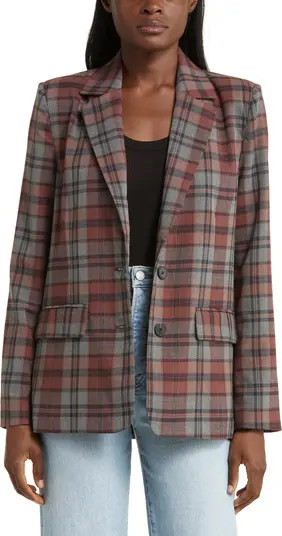 Oversize Fit Plaid Blazer | Nordstrom