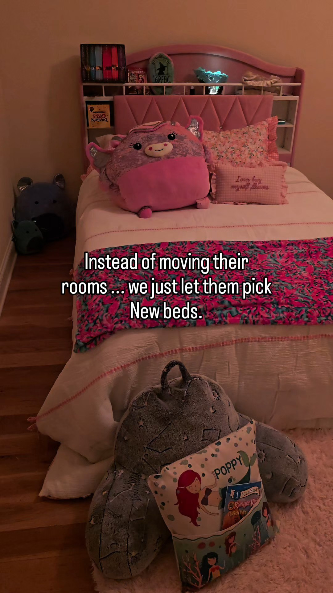 MOVING SUCKS! But we try to make it worth the kids while... like picking out everything they want for their room! we are finishing out 2 jack and Jill rooms and bathroom downstairs for them, so in the meantime this lil girl sanctuary is all theirs! #girlroom #girlmom #lights #livinglargeinlilly #bedroomideas 

#LTKdayinmylife #LTKmomlife #LTKKids