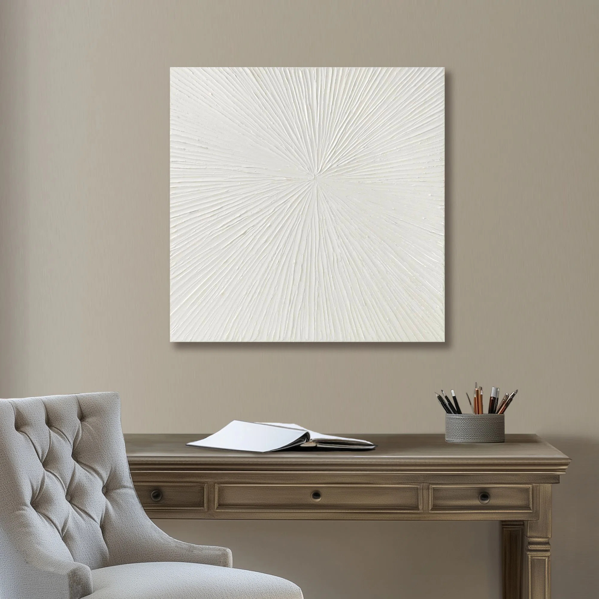 Sunburst Hand-Painted Resin Wall Art | Wayfair North America