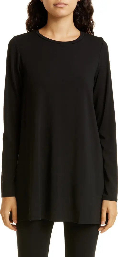 Crewneck Long Sleeve Tunic Top | Nordstrom