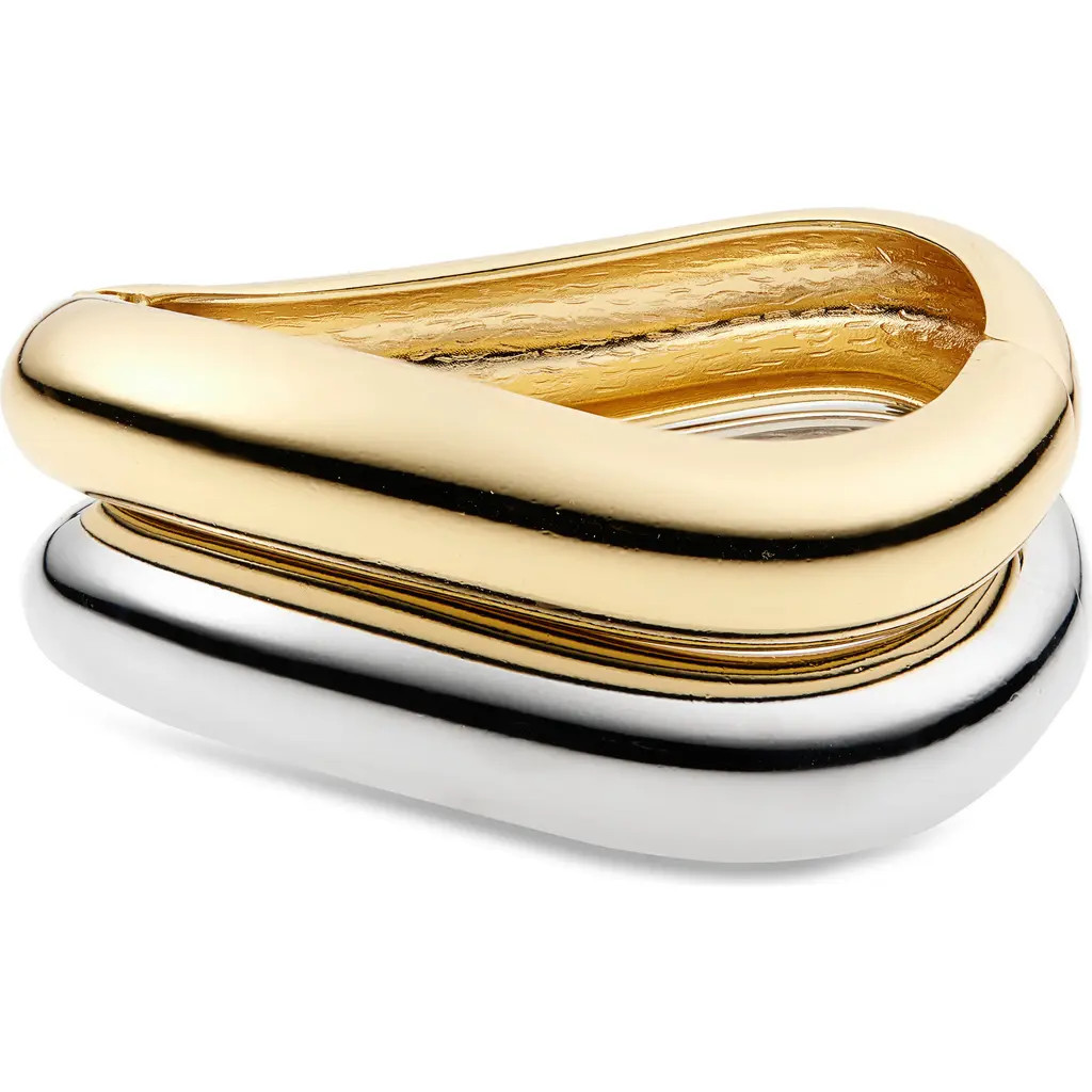 BaubleBar Bangles Do It Best Set of 2 Bracelets in Gold/Silver Tone Multi at Nordstrom Rack | Nordstrom Rack