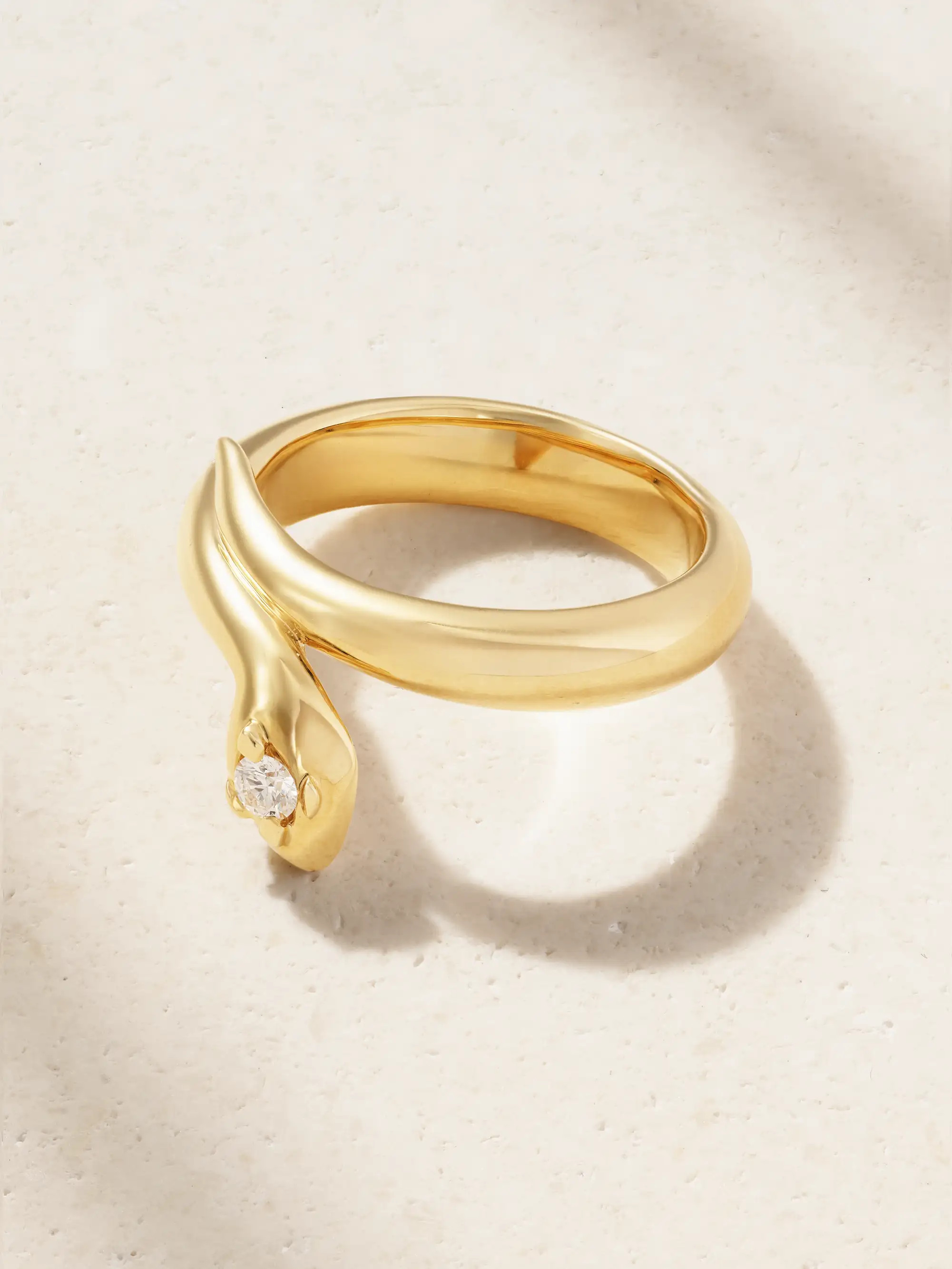 Wholeness 18-karat gold diamond ring | NET-A-PORTER (UK & EU)
