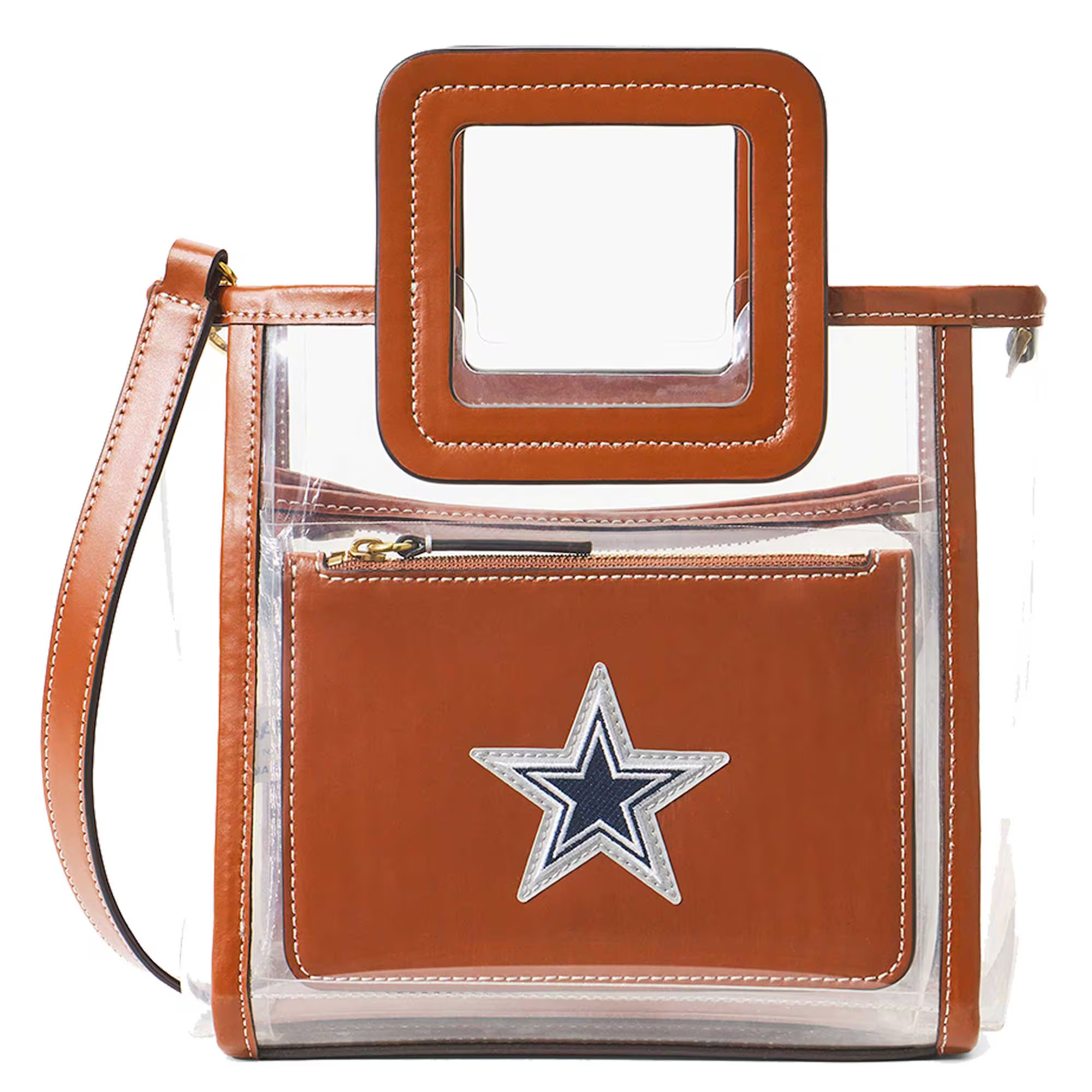Women's Dallas Cowboys  STAUD Clear Mini Shirley Bag | NFL Shop
