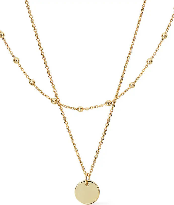 Willow Layered Coin Pendant Necklae | Nordstrom