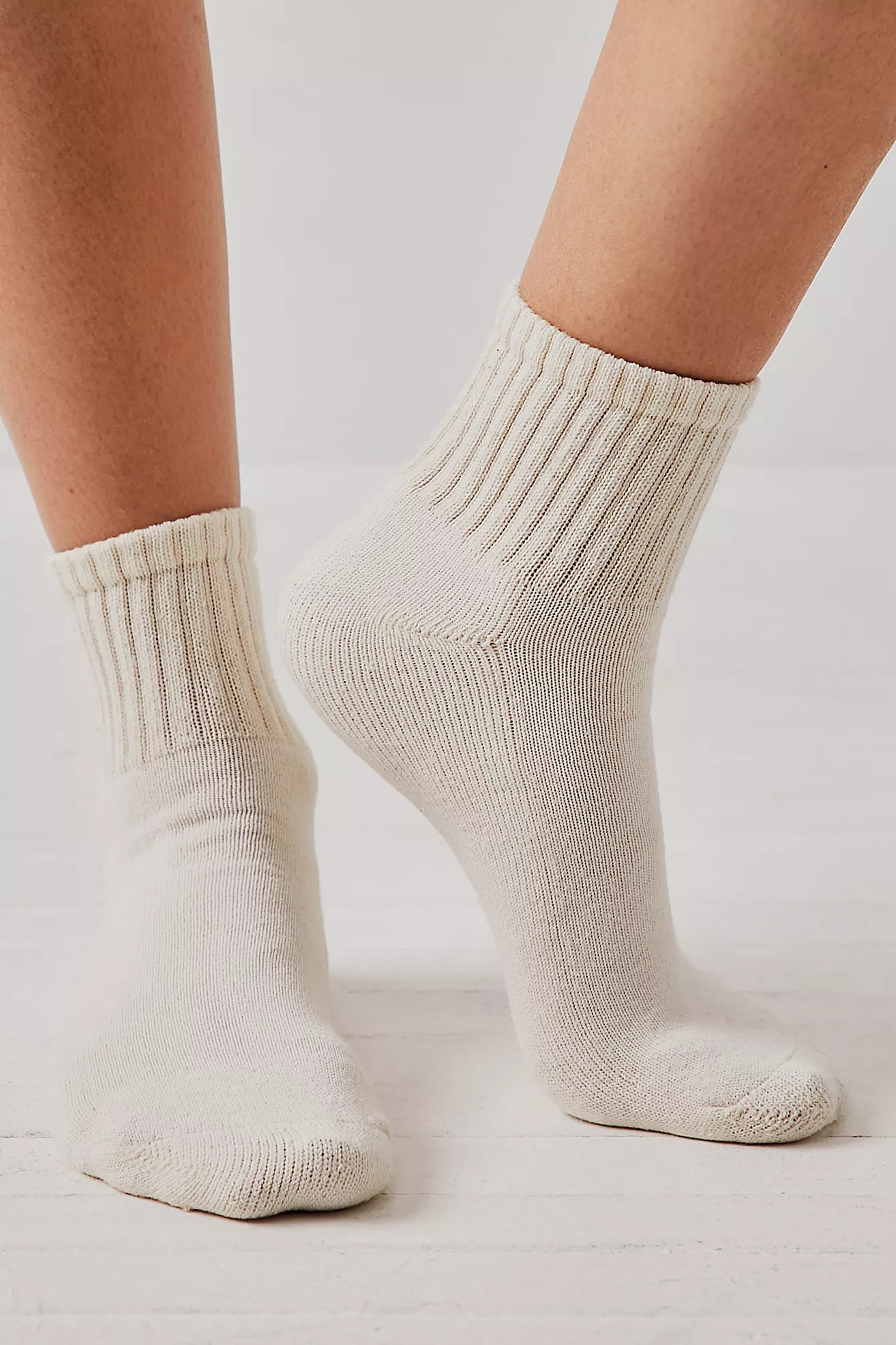 Solid Shortie Crew Socks | Free People (Global - UK&FR Excluded)