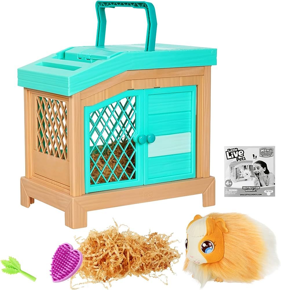 Little Live Pets - Mama Surprise | Soft, Interactive Guinea Pig and her Hutch, and her 3 Babies. ... | Amazon (US)