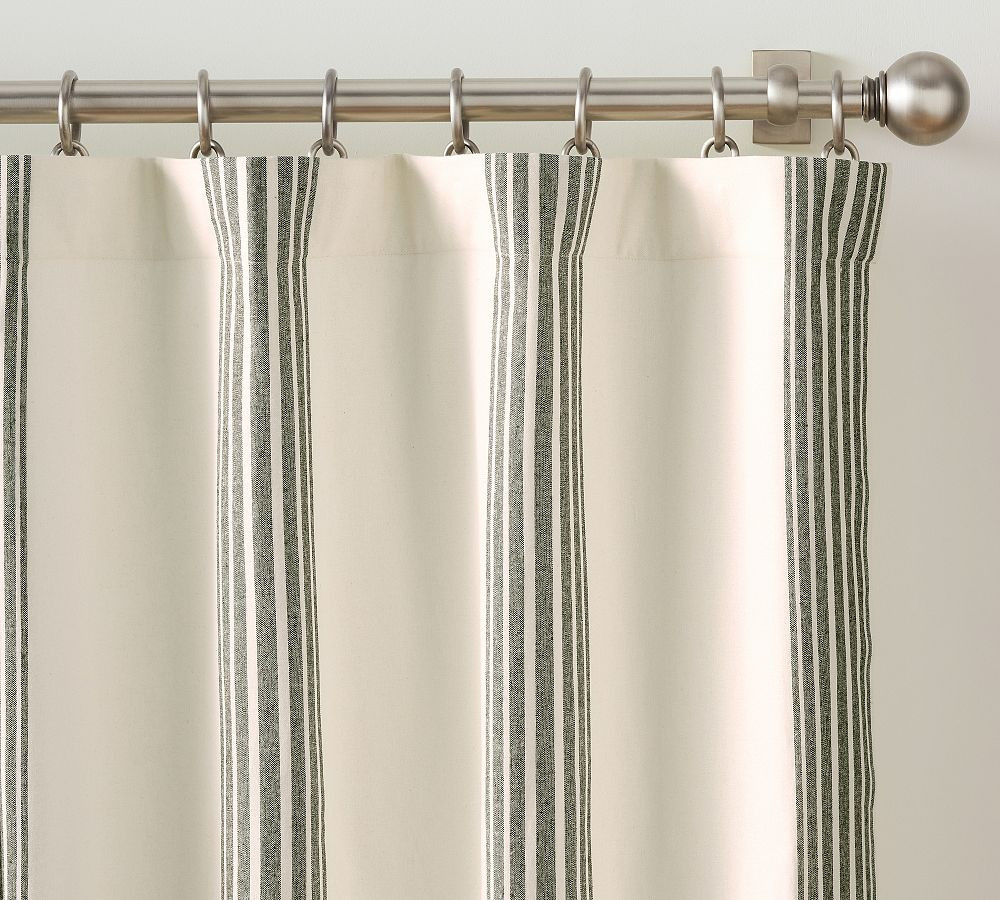 Riviera Striped Blackout Curtain | Pottery Barn (US)