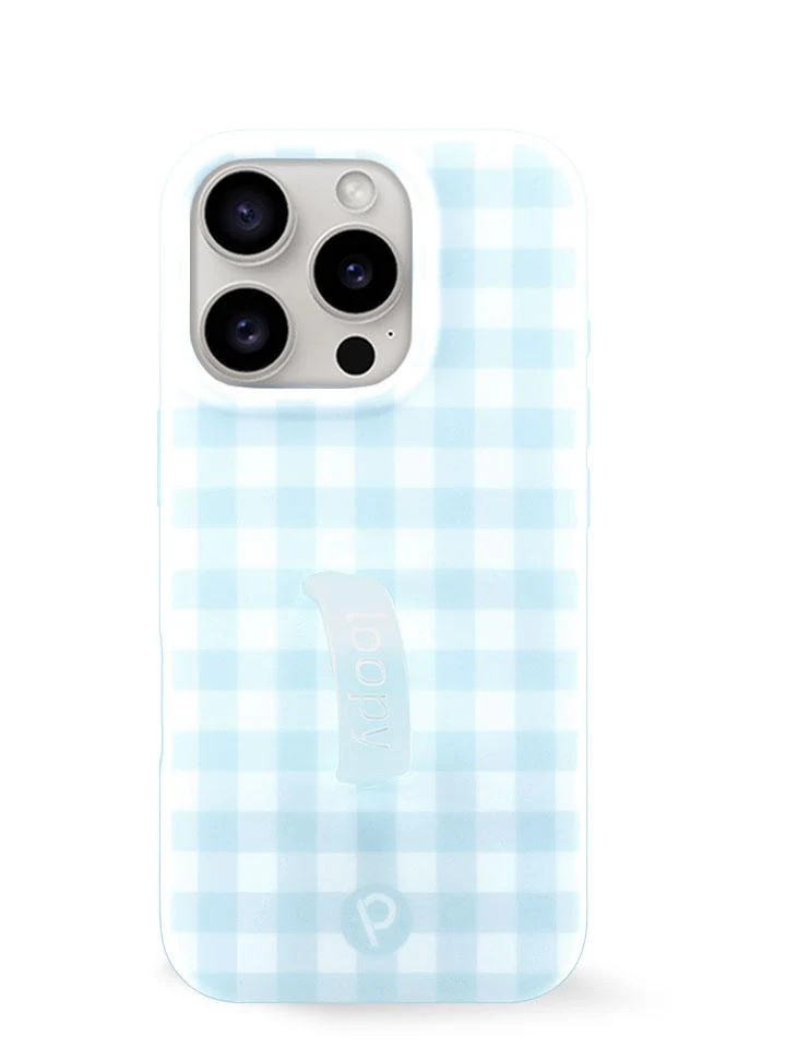 Loopy Cases - Blue Gingham | Loopy Cases