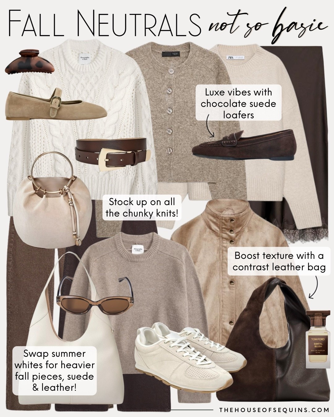 Shop fall outfits! Zara new arrivals, Abercrombie sweater, Coach Brooklyn Target bag look for less, leather tote, suede bag, chocolate brown bag, suede loafers, lace skirt, Mary Jane flats, brown denim jeans, cropped cardigan and more! 

#LTKFindsUnder100 #LTKItBag #LTKShoeCrush