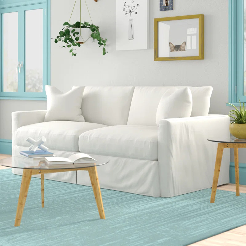Kian 84'' Slipcovered Sofa | Wayfair North America