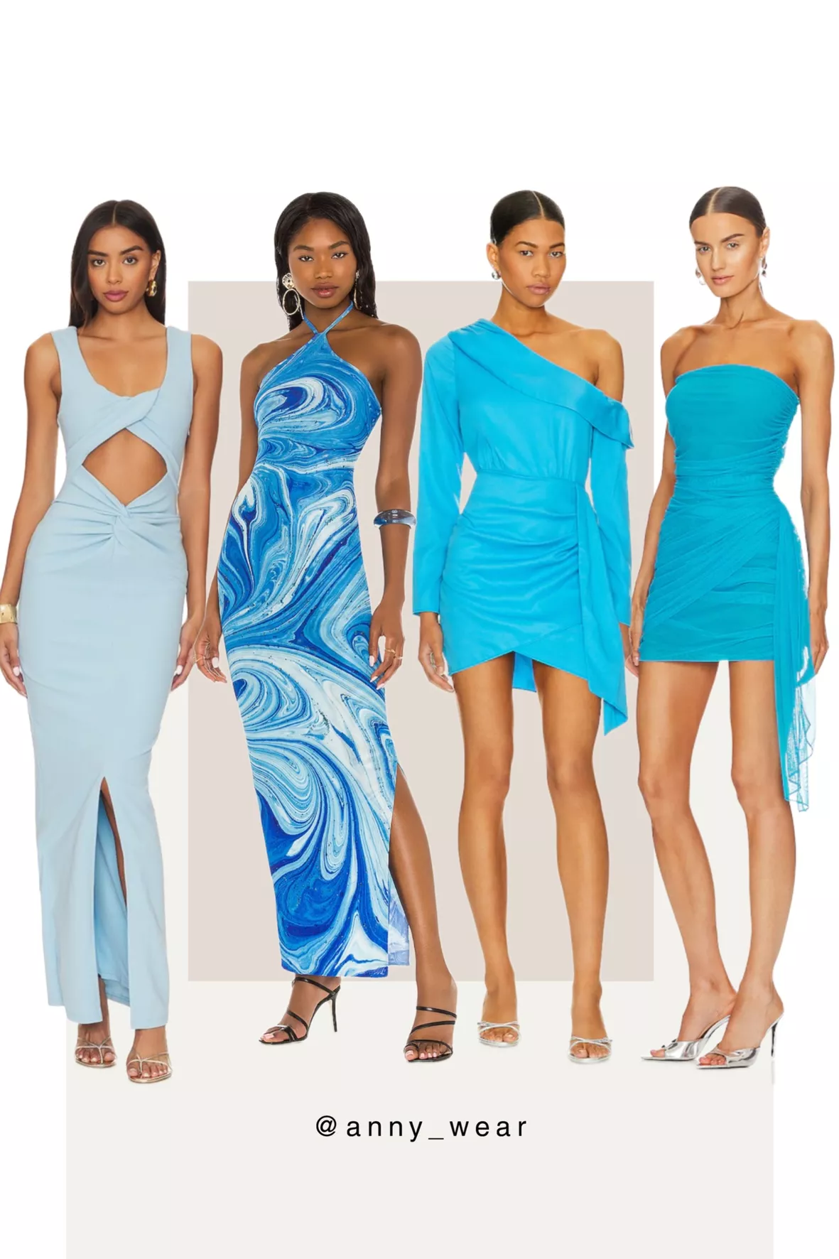 Blue Cutout Dress - Blue Bodycon Dress - Blue Knotted Mini Dress - Lulus