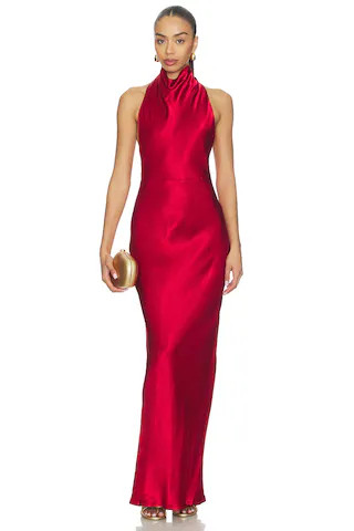 SNDYS Nara Maxi Dress in Deep Red from Revolve.com | Revolve Clothing (Global)