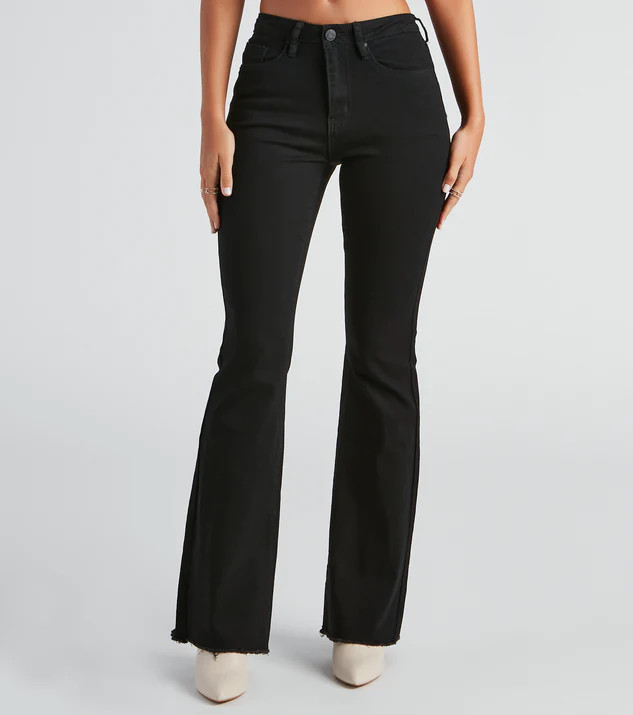 Love This Mid-Rise Flare Denim Jeans | Windsor Stores