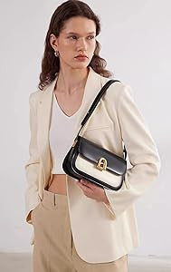 LA FESTIN Leather Shoulder Bag For Women - Adjustable Strap Crossbody Purses, Satchel Bags For Wo... | Amazon (US)