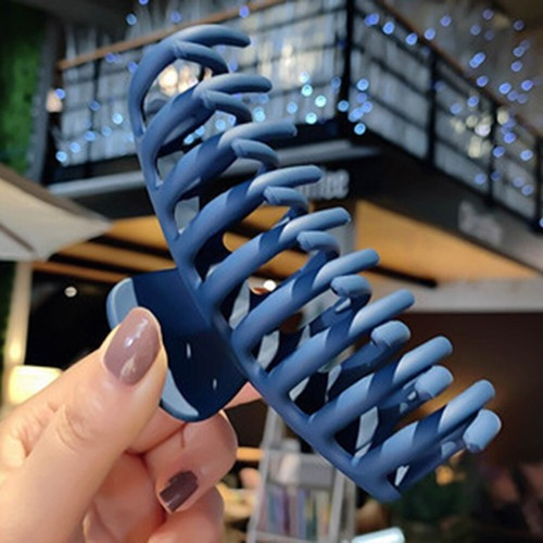 Details about   Women Solid Big Hair Claw Hairpin Elegant Frosted Acrylic Hair Clip Barrette | eBay US