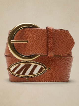 Leather Medallion Belt | Banana Republic (US)