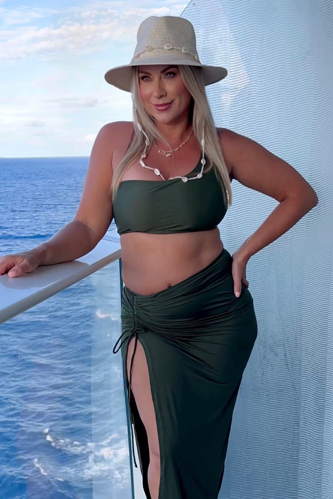 Such a fun resort outfit! The hat is on sale now too! 

#LTKstyletip #LTKunder50 #LTKmidsize