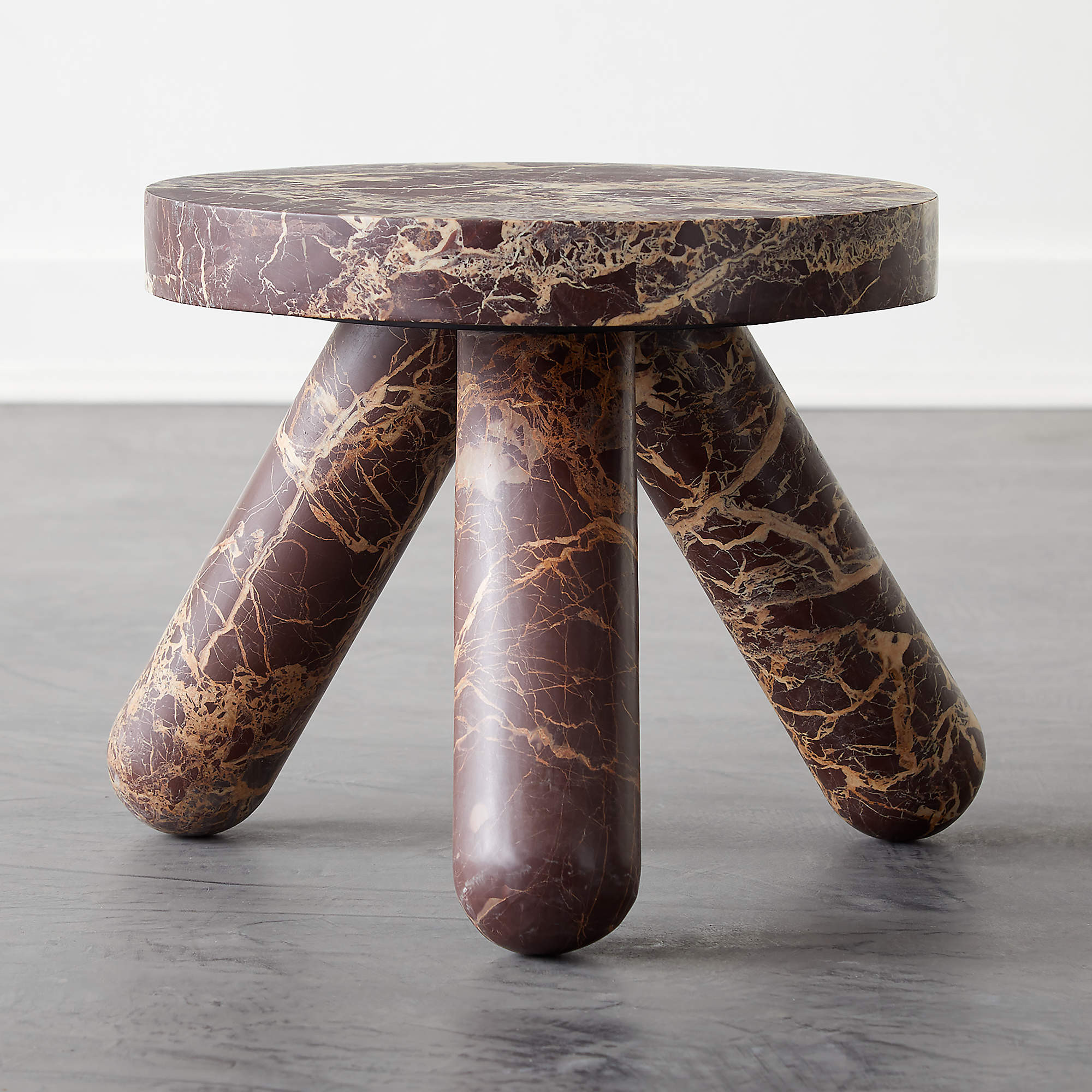 Jaxx Modern Green Marble Side Table + Reviews | CB2 | CB2