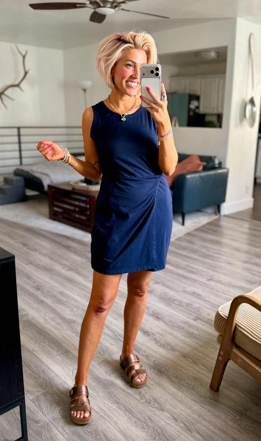 My go-to summer outfit! This dress is so comfy and stylish. Dress: Medium // Shoes: TTS 

 #LTKootd #LTKSaleAlert