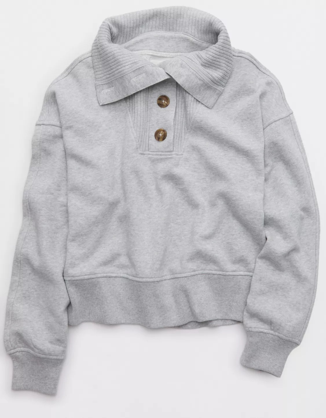 Aerie Best Button Sweatshirt | Aerie