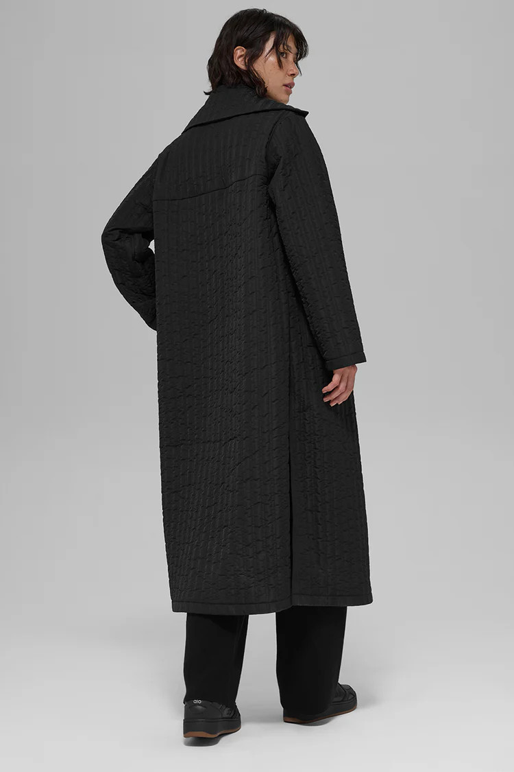 Quilted Skyline Long Coat | Alo Yoga (US)