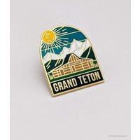 Grand Teton National Park Enamel Pin, Park Accessories, Gift For Hikers | Etsy (US)
