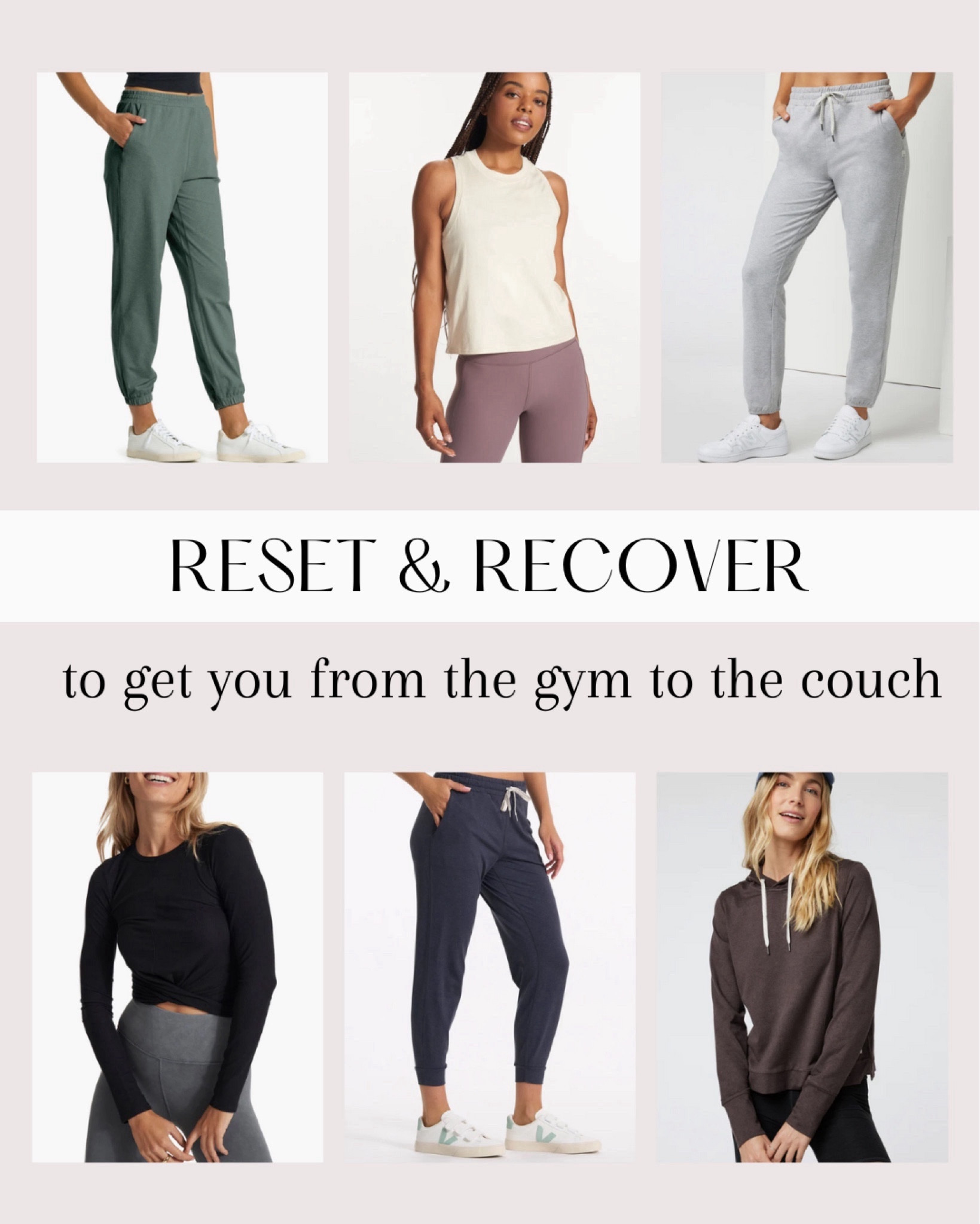 Don’t come for me Gen Z, I’m just a Millennial mom trying to avoid non-stretch denim…you’ll find me in joggers and sweatshirts lazing by the fire these next 2 months of winter!! I refuse to get back on the yoga pants trends though (no thanks, soggy hemlines).

Love the color palette of Vuori this season.

#millenialfashion #fitnessmom #newyearnewfit #restandrecovery #fitnessfashion #wintertrends #treatyourself #buynow #findsunder100 #populartoday

#LTKfindsunder100 #LTKfitness #LTKover40