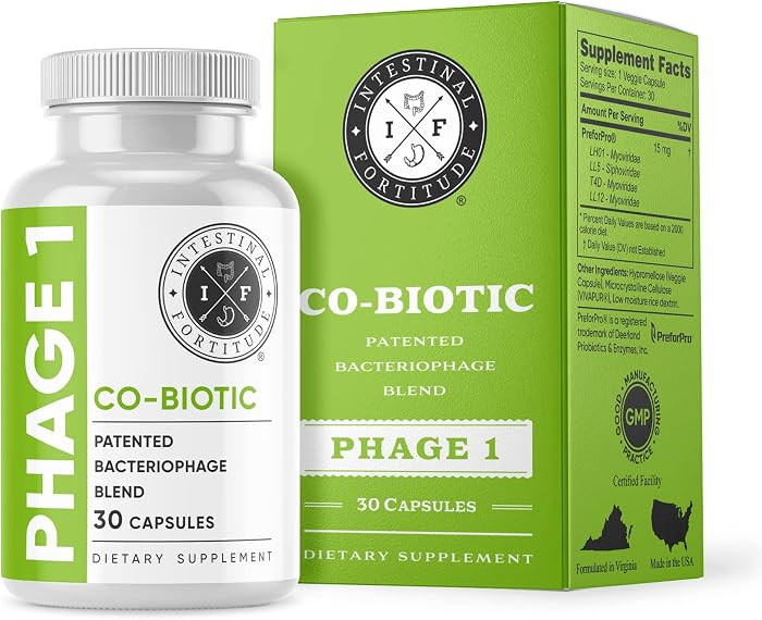 Intestinal Fortitude Phage 1 - Ultimate Gut Health Supplement, Total Restore Intestinal Defense, ... | Amazon (US)